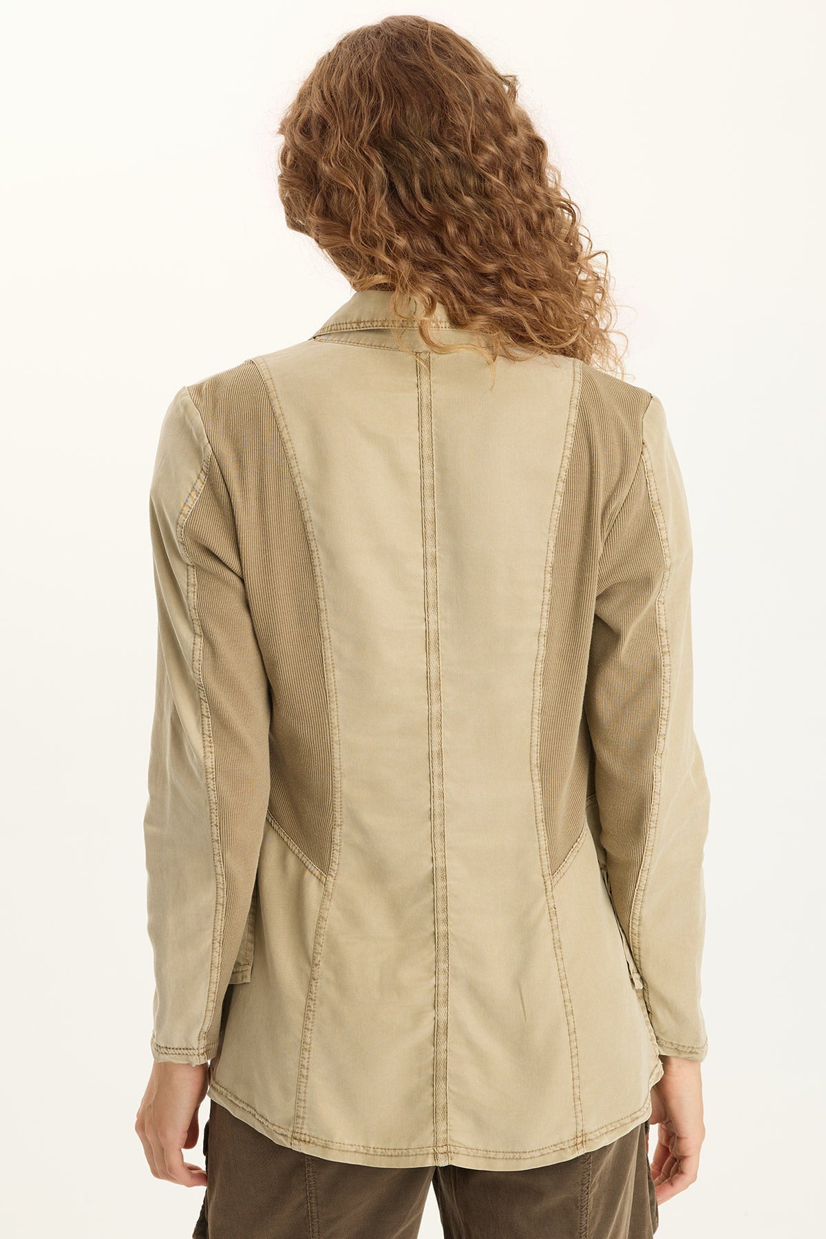 Danski Embroidered Soft Twill Blazer