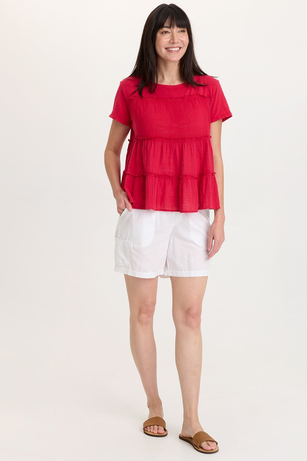 Alina Cotton Linen Short