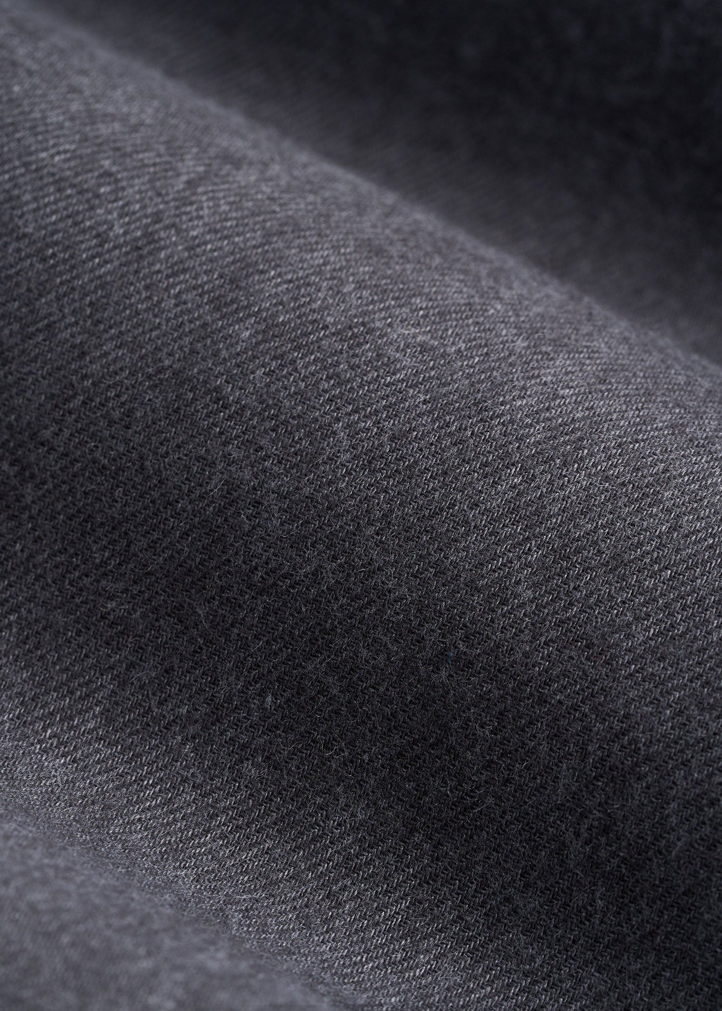 Open-Bottom Flannel Pajama Pants for Tall Women in Charcoal Flannel