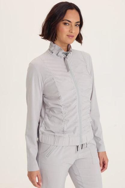 Momentum Whisper Stretch Ruched Active Jacket