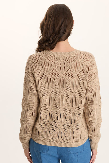 Rothwell Cotton Knit Relaxed-Fit Sweater Top