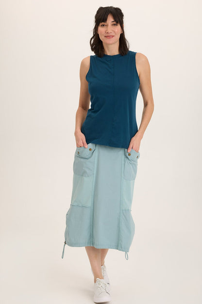 Lunell Jersey Boat Neck Tank