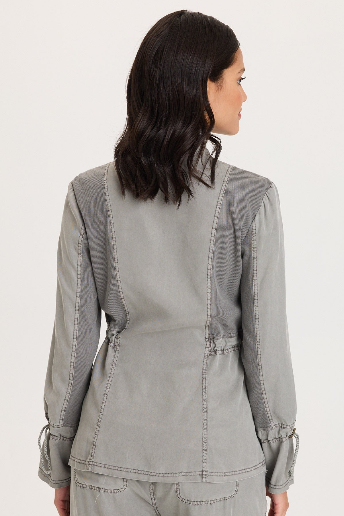 Hall Four Pocket Cinchable Twill/Rib Jacket