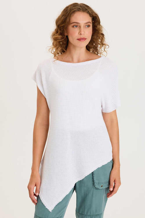 Imrie Off-Shoulder Asymmetrical Hem Top