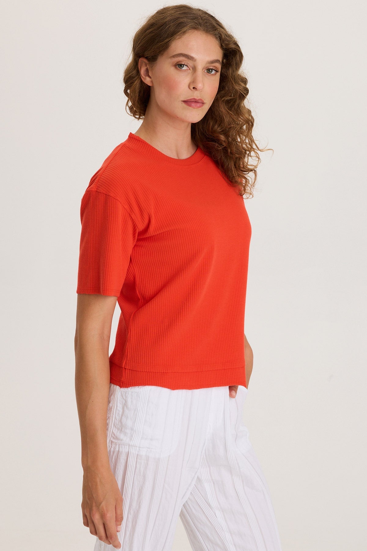 Cairns Longer Short Sleeve Double Hem Tee