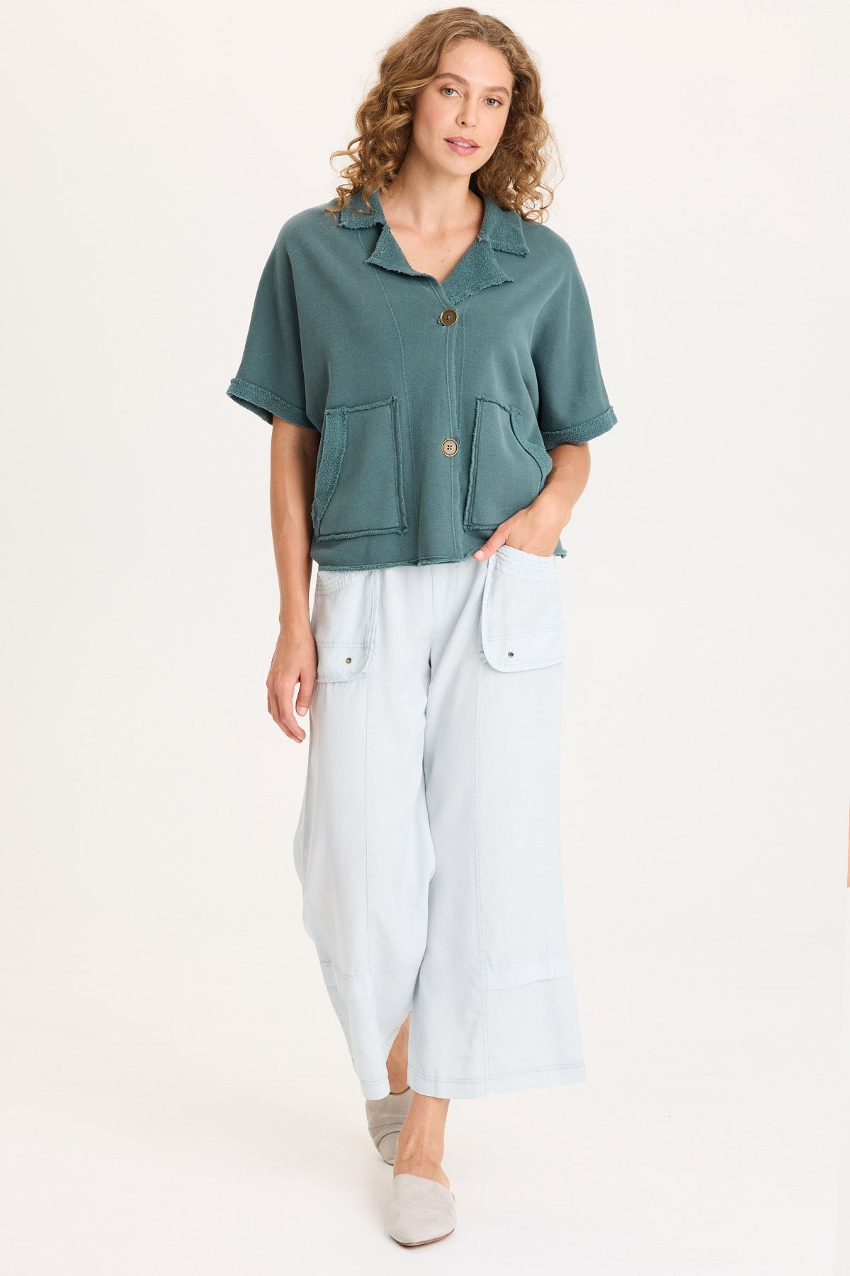 Mallis Pull-On Twill Gaucho Pant