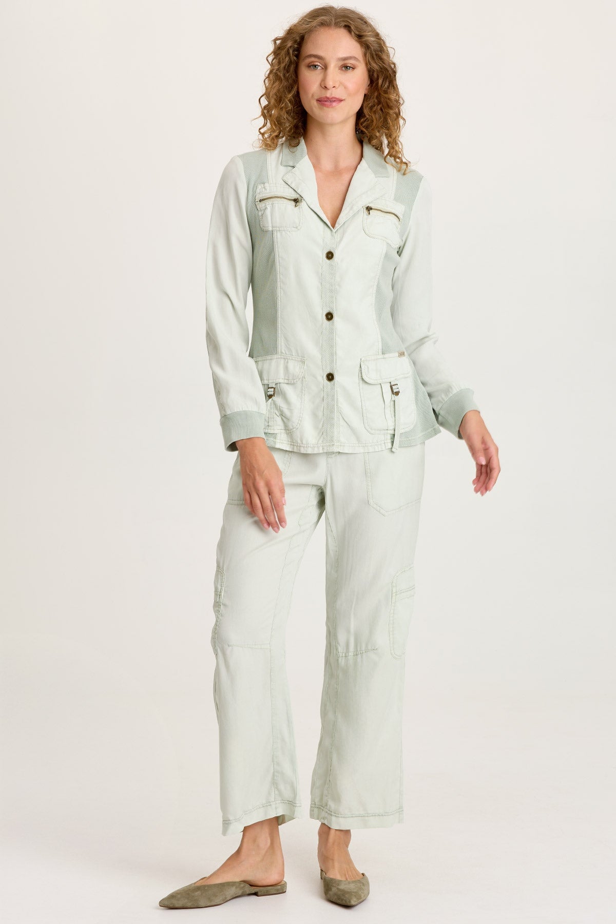 Maela Twill Relaxed Blazer