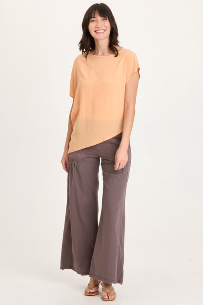 Helmi Asymmetrical Crepe Top