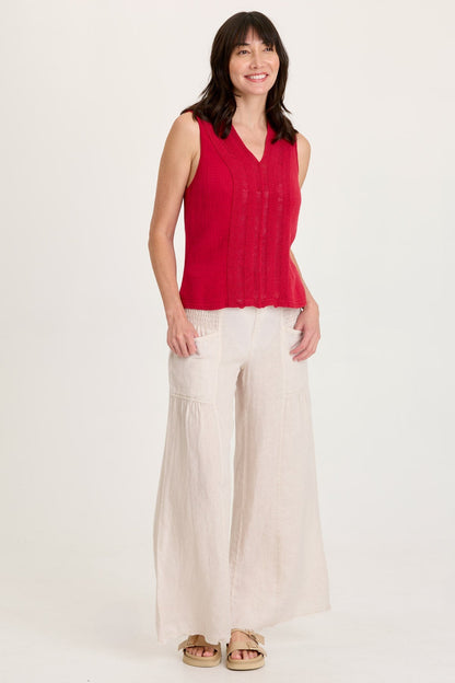 Coleson Linen Wide Leg Pant