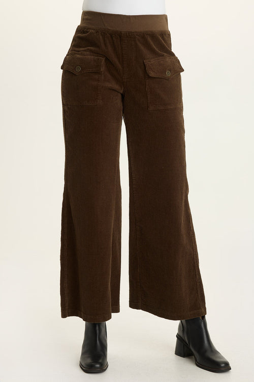 Veera Wide-Leg Corduroy Pant