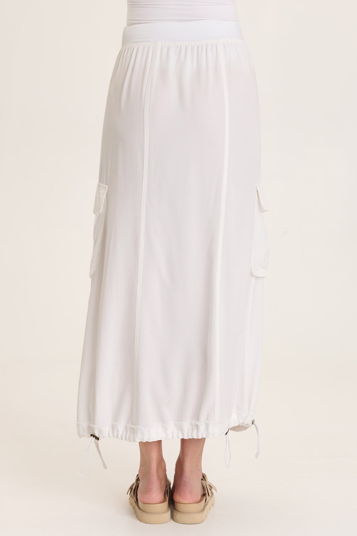 Ingram Cinchable Cargo Twill Skirt