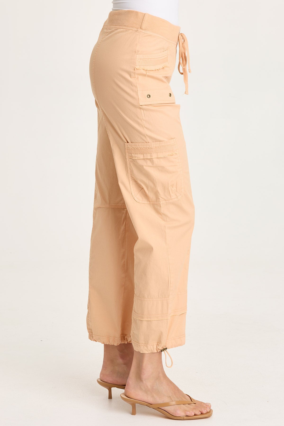 Jannik Poplin Cinch Hem Cargo Pant