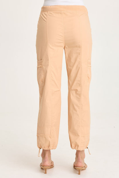Jannik Poplin Cinch Hem Cargo Pant
