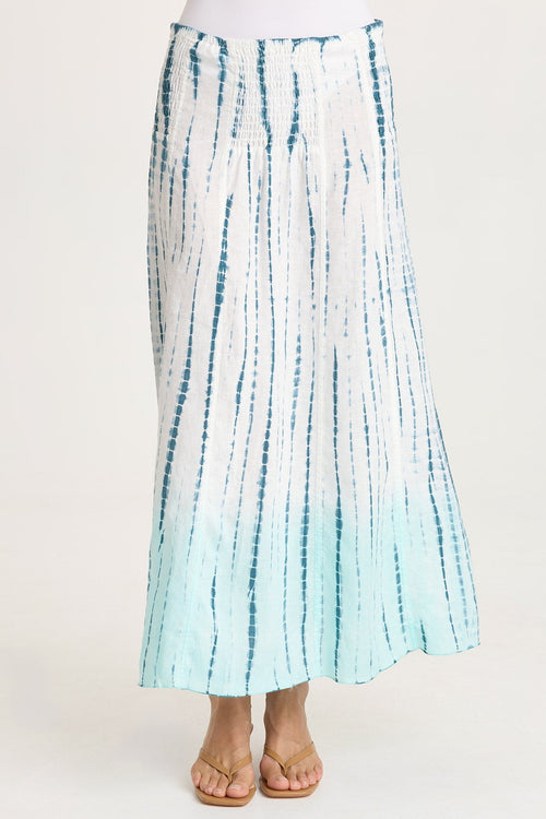 Blake Linen Smocked Skirt/Dress