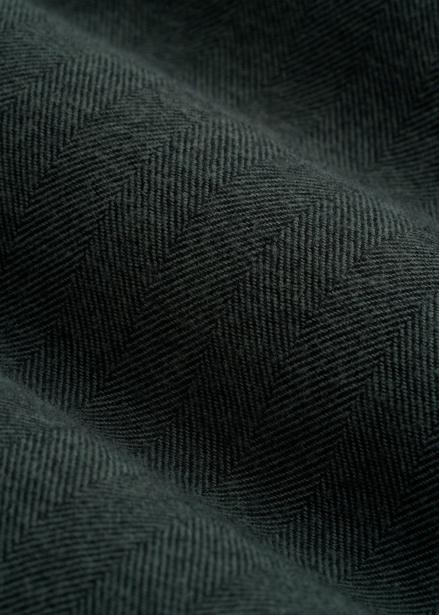 Nelson Flannel Shirt for Tall Men in Balsam Green Chevron