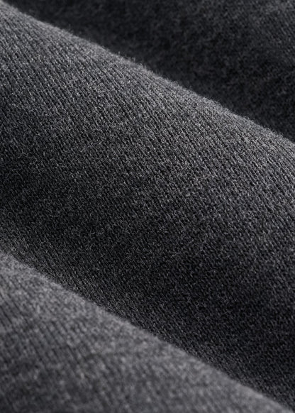 Everyday Quarter-Zip Sweater for Tall Men in Charcoal Mix