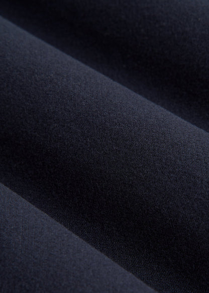 Stretch Flannel Button Shirt for Tall Men in True Navy