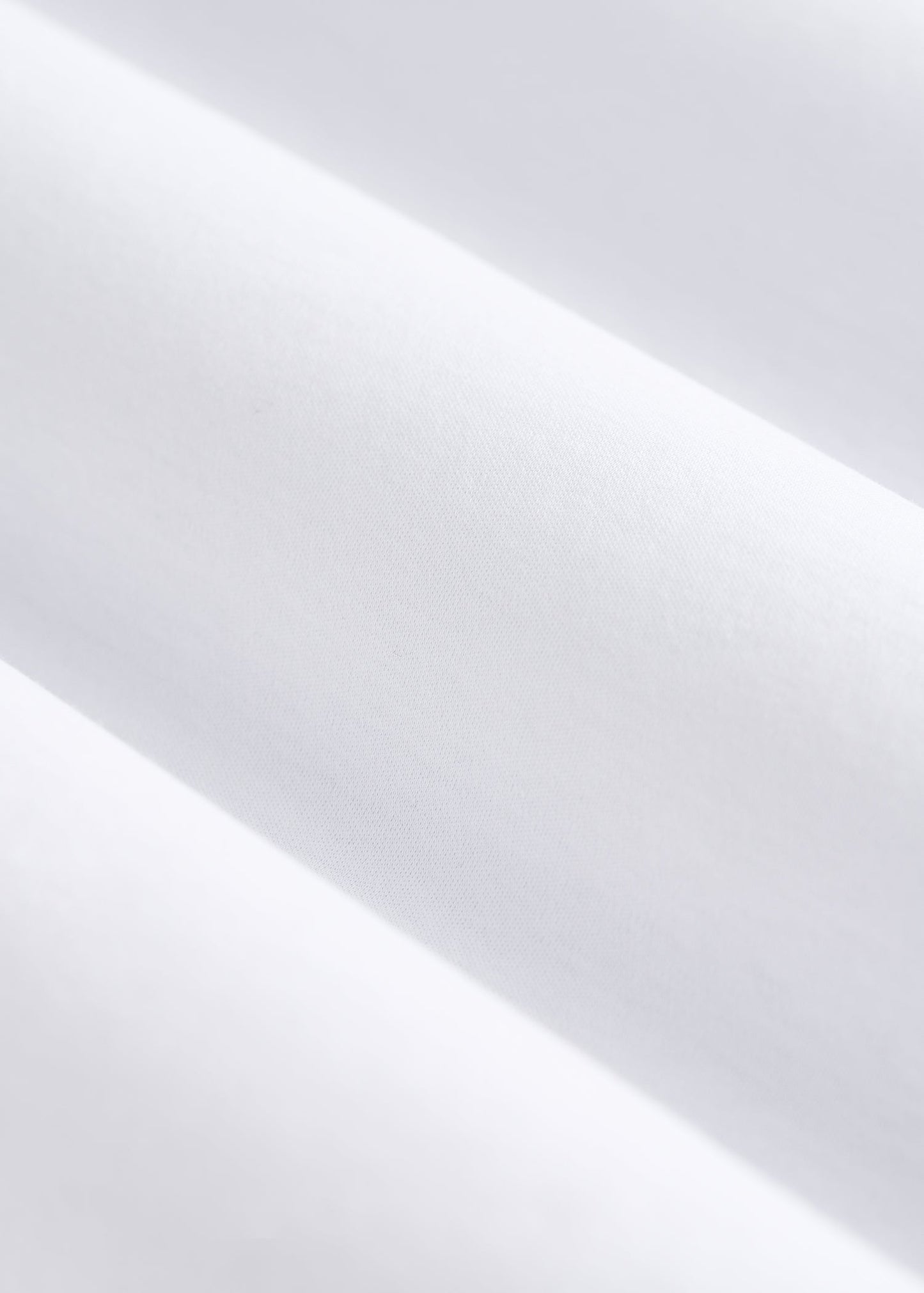 Stretch Jersey Dress Shirt for Tall Men in Optic White