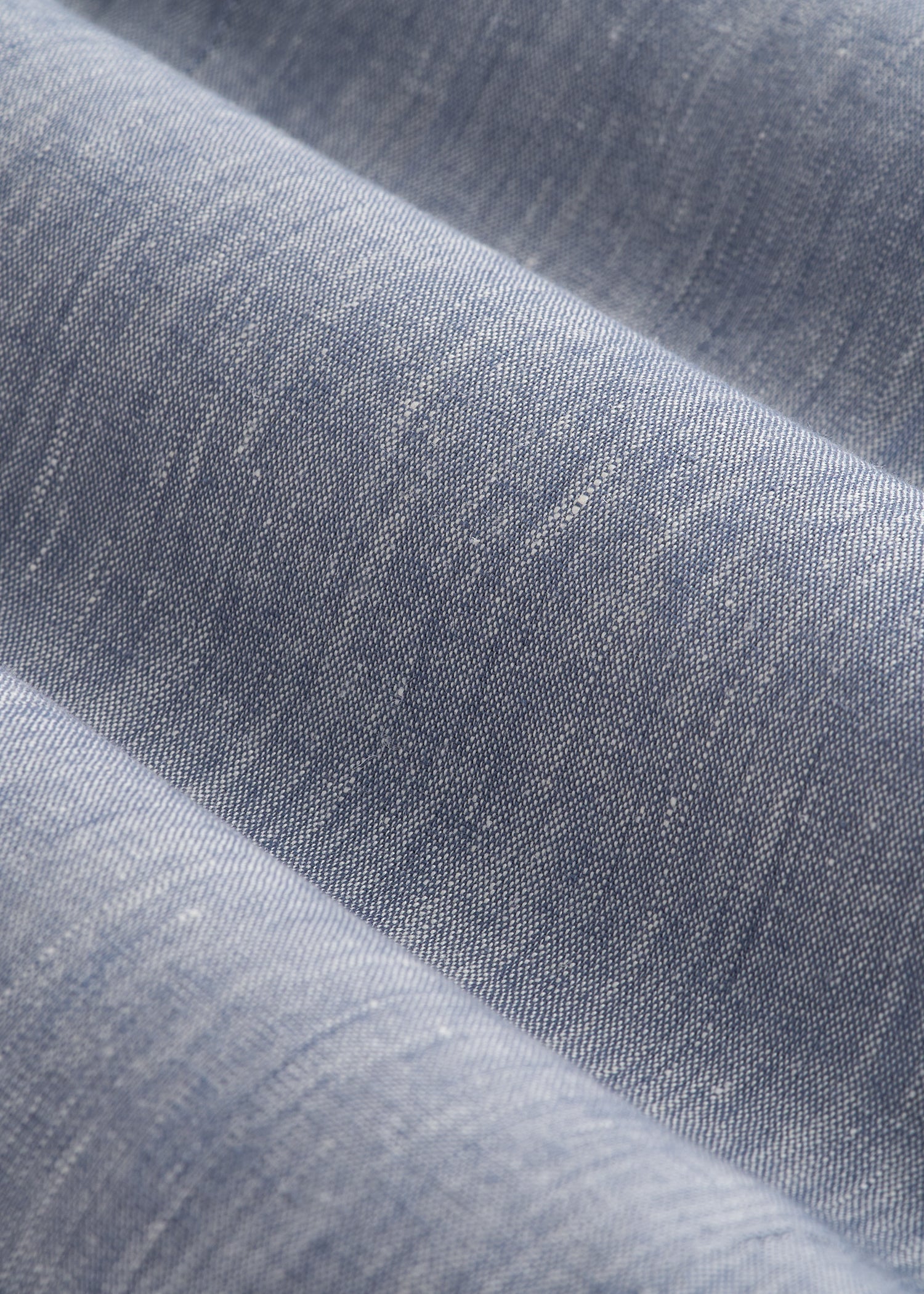 Stretch Linen Blazer for Tall Men in Navy Linen