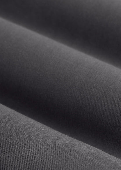 Tech Motion Fleece Hooded Popover for Tall Men in Iron Grey