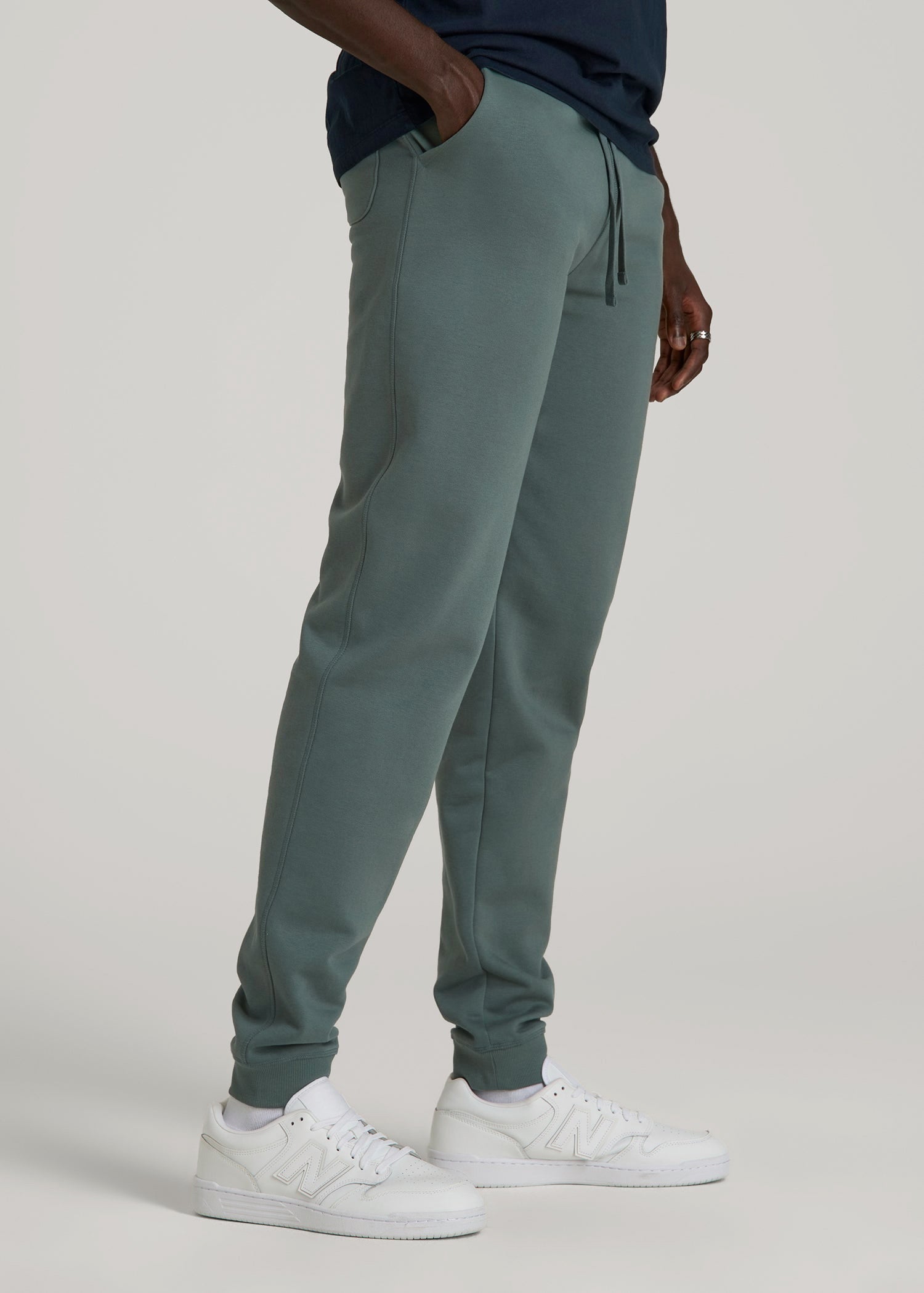 Wearever 2.0 Fleece Joggers for Tall Men in Balsam Green