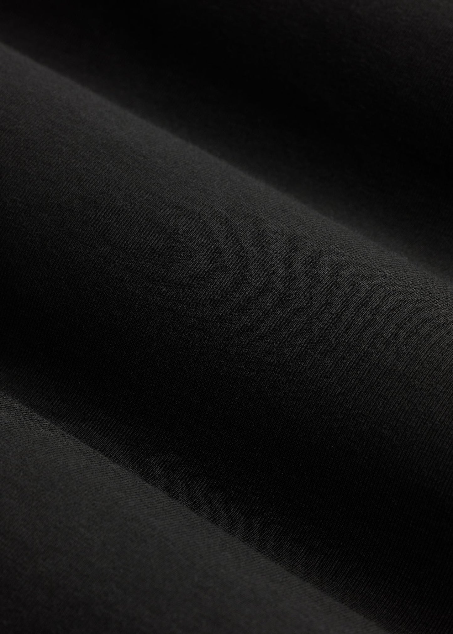 Long Sleeve Scoop V-Neck Tee Shirt for Tall Women in Black