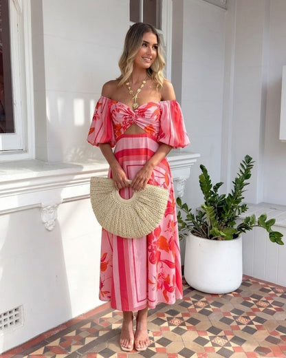 Bella Dress - Pink Floral
