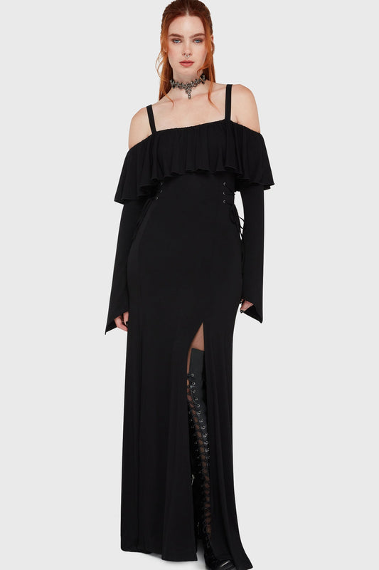 Ghostly Garden Maxi Dress