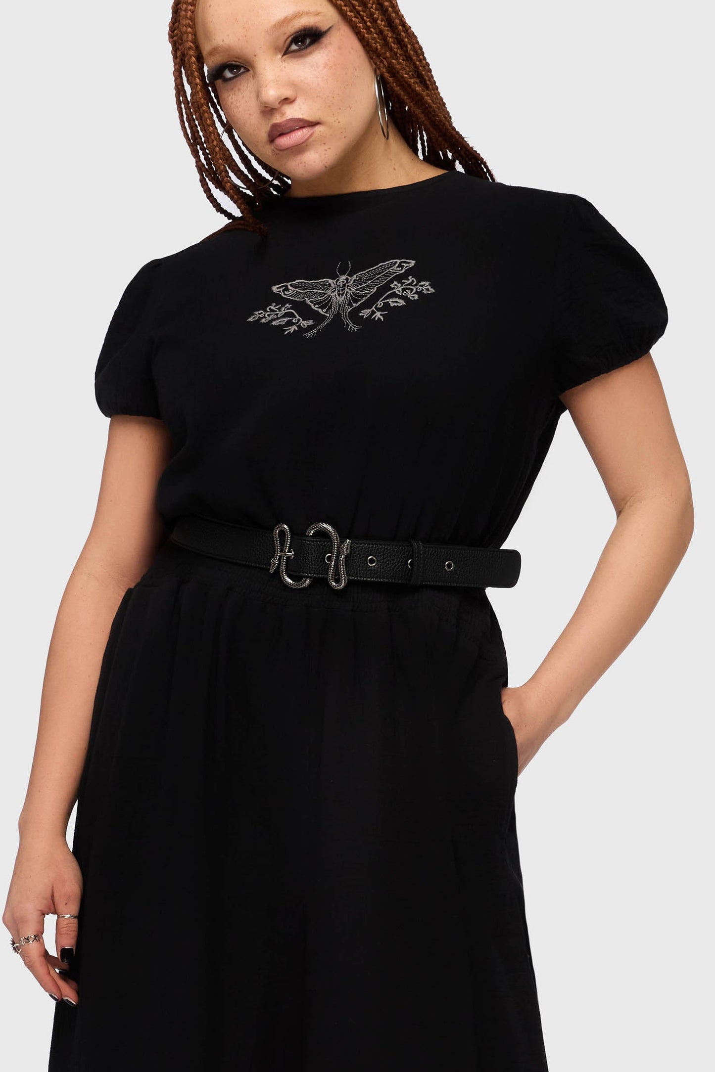 In The Hollow Snake Buckle Belt