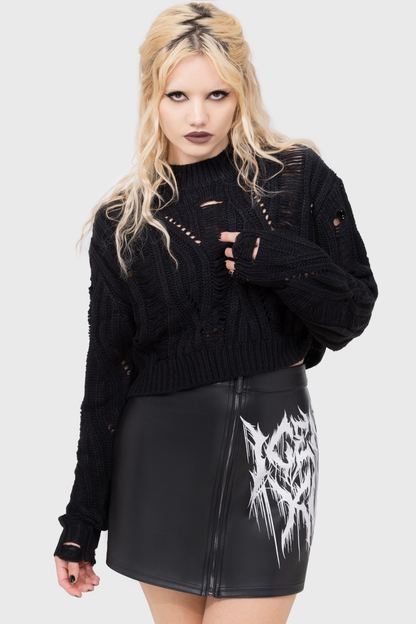 INK Logo Mini Skirt