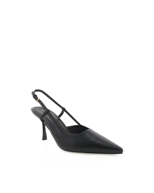 Isabel Black Heels | Women's Pointed Stiletto Pumps