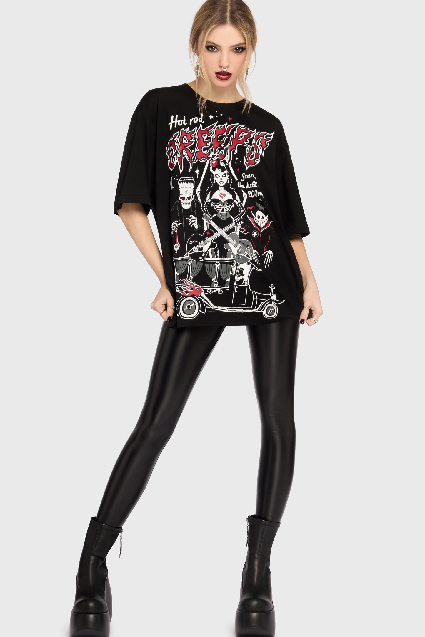 Scaring Hell Boxy T Shirt