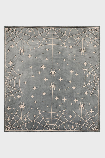 Spider Space Glow Blanket