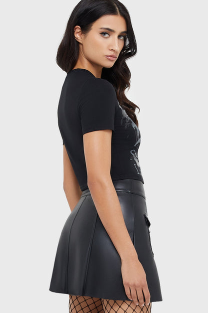 Velvet Frame Skirt