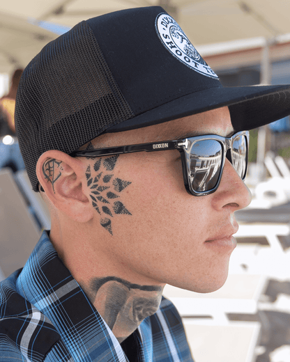 Anvil Sunglasses - Polished Black & Gray Polarized