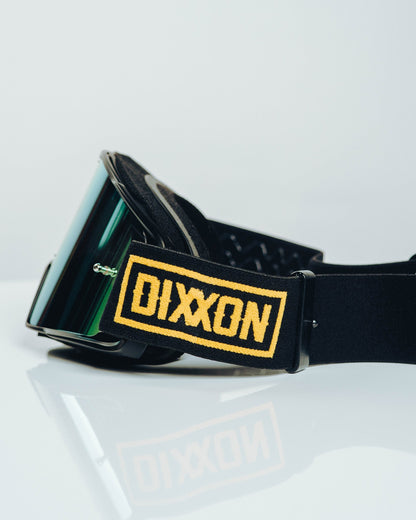 Contender MX Goggles - Black & Gold / REVO Gold Lens