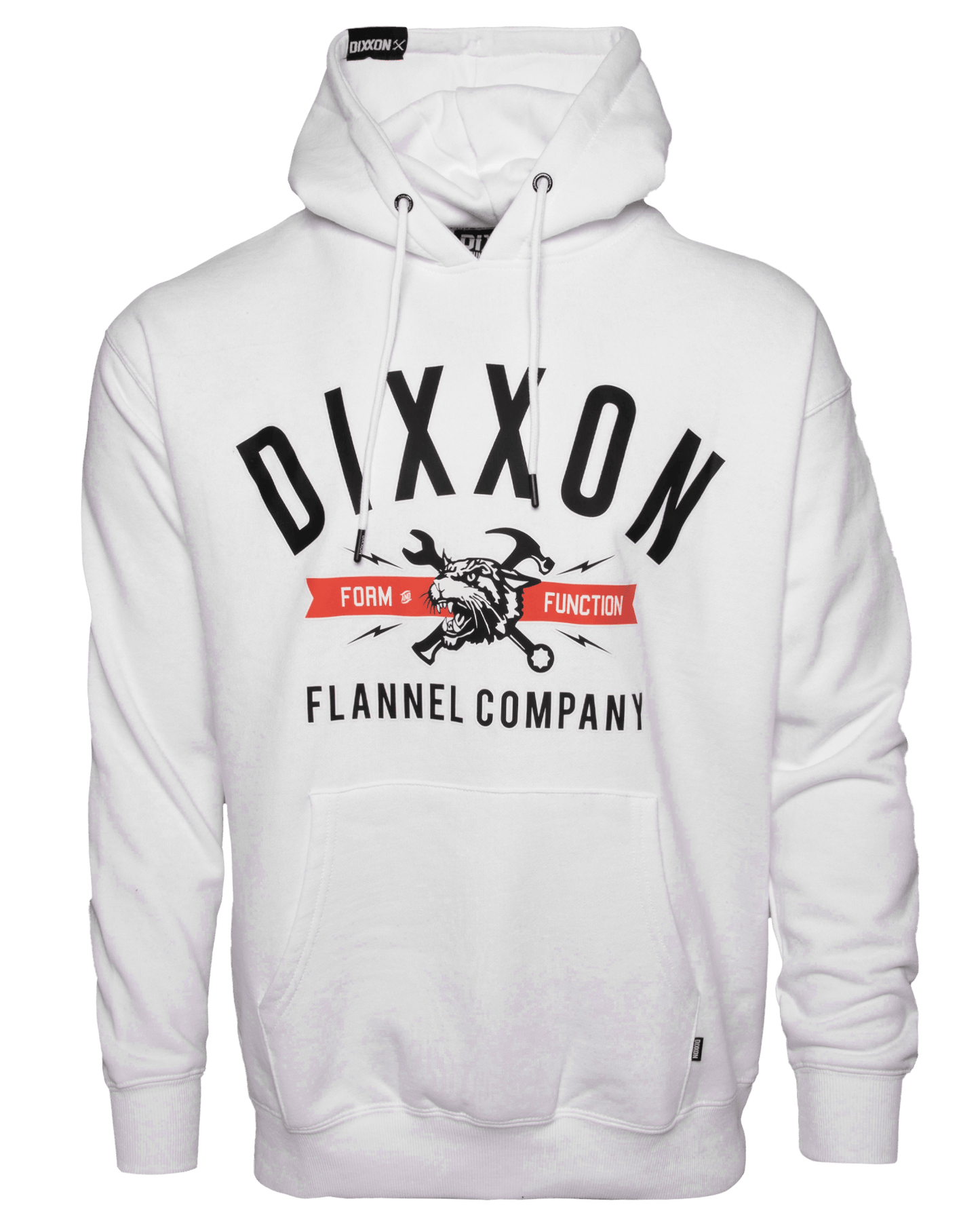 Tiger Pullover Hoodie - White