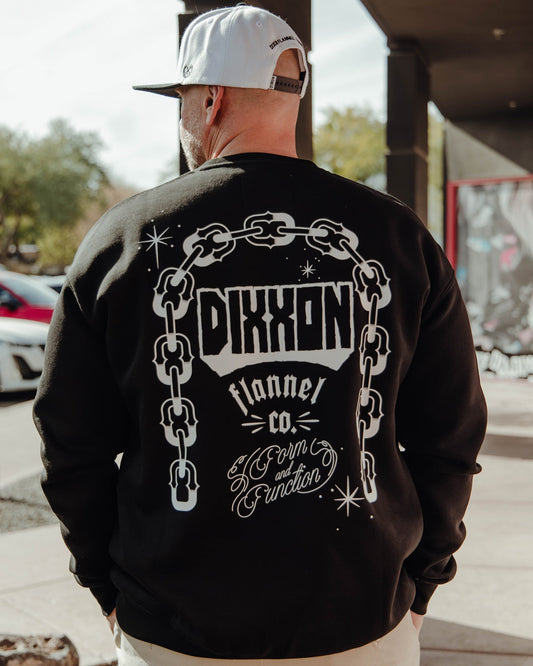 White Westside Crewneck Sweatshirt - Black